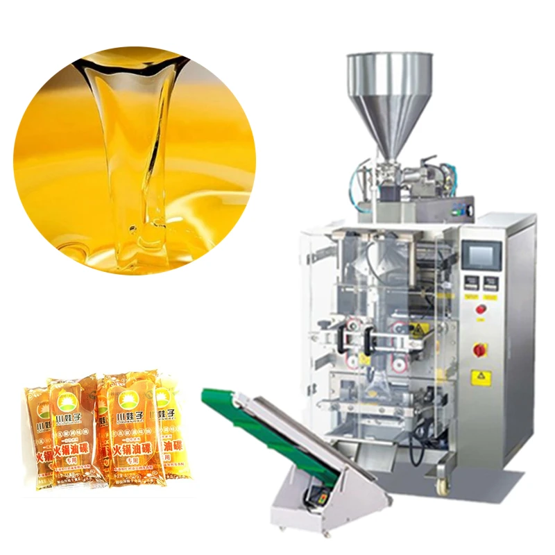 Vertical automatic  liquid pouch packing machine sunflower oil plastic pillow bag packing machine for oil