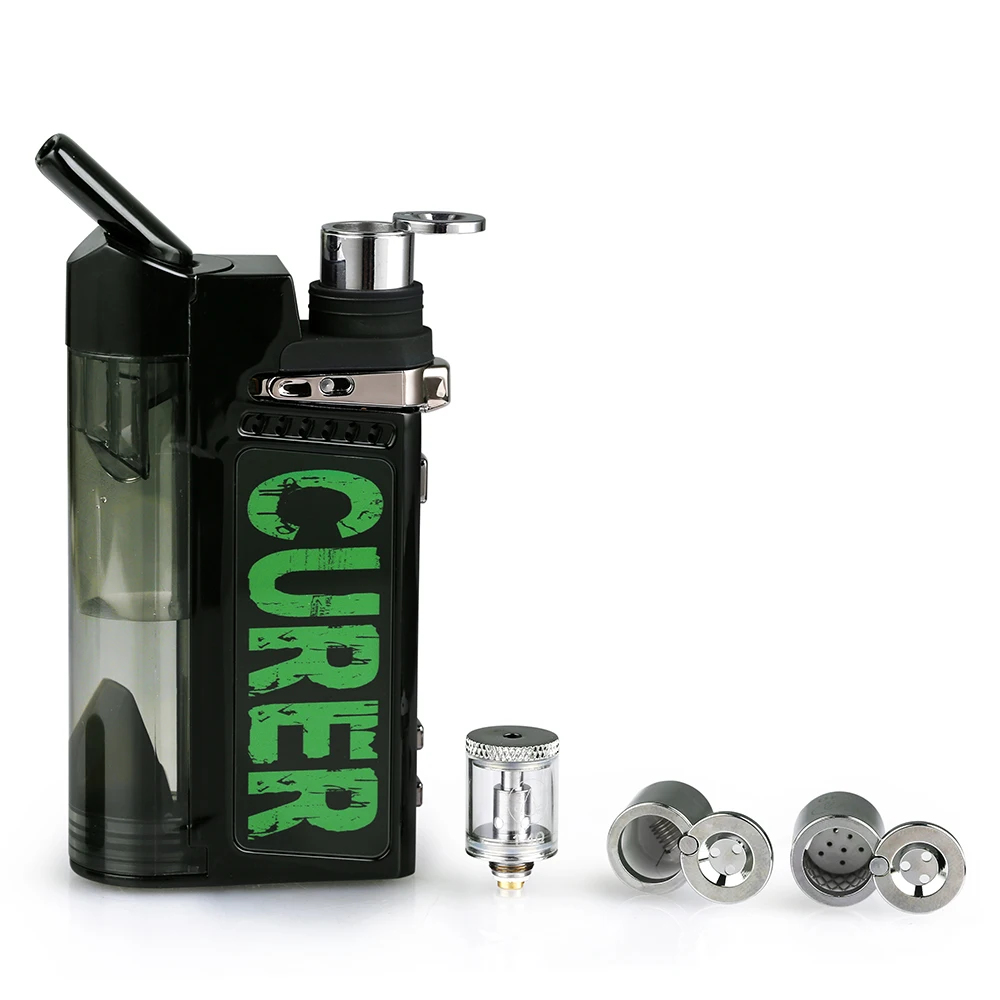 
Curer kit Dry herb vaporizer wax vape pen with mini water bong 