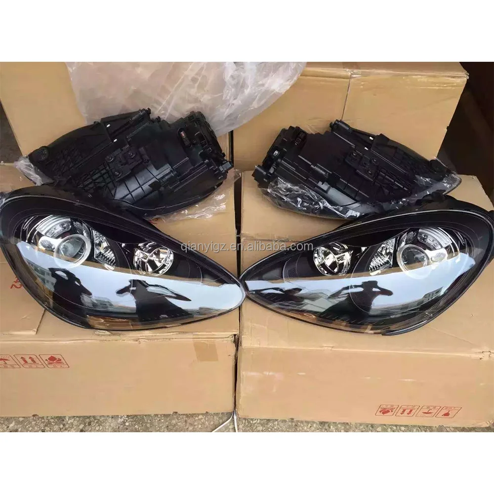 For Porsche Cayenne automotive headlights 2014 Steering Headlight Xenon HD Matrix laser headlight Real Second hand Lighthouse