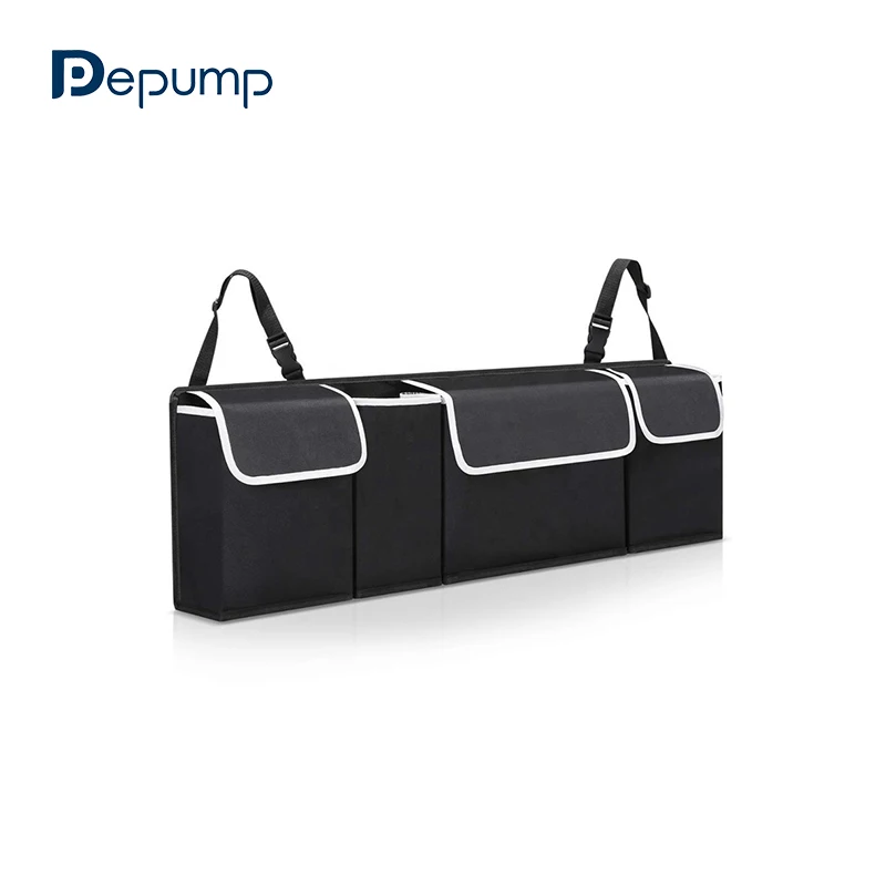 Hot selling Multifunctional storage bag Oxford high capacity folding car trunk organizer