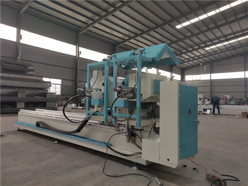 Saw Cutting of Aluminum and Price Window Double Head Cutting Saw Window Door Machine
