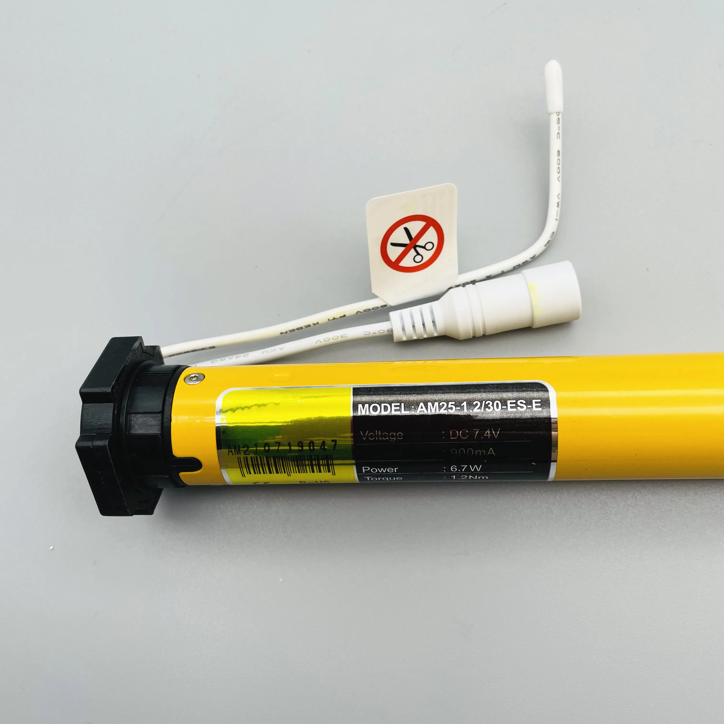 AOK 25mm Lithium Battery Low Noise Electronic  Tubular Motor