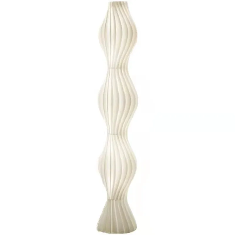 Итальянская современная акриловая лампа, светодиодный светильник, белая соломенная юбка, Напольная Лампа, стоячий напольный светильник в скандинавском стиле для гостиной