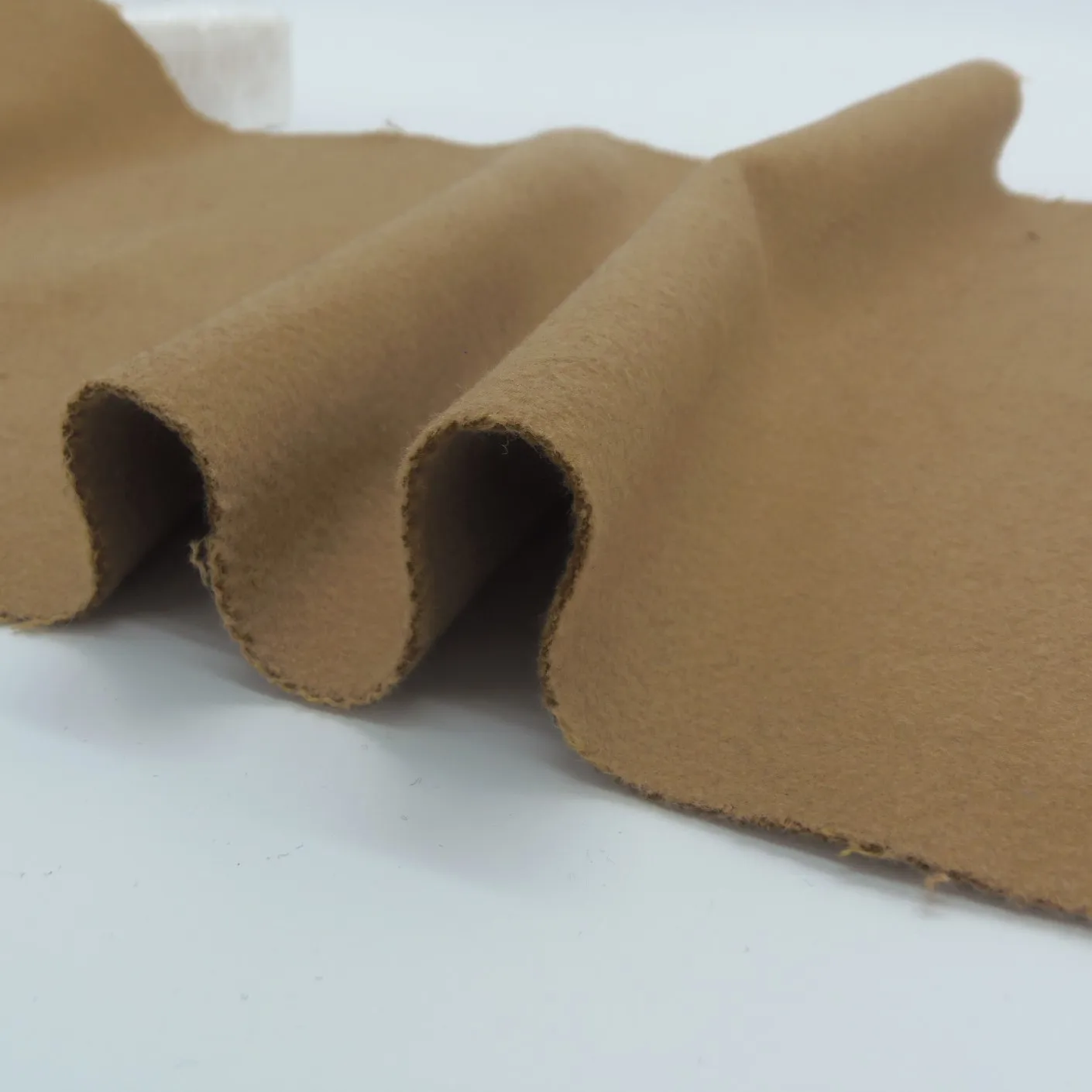 double face wool polyester blended woolen leisure cloth two sides wool fabric fancy woven fleece textile for overcoat