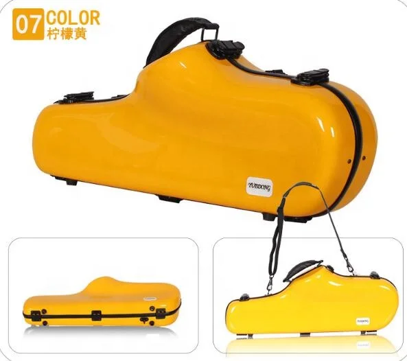 
Ultra Light Adjustable Shoulder Strap E-flat Alto Saxophone Box FRP Saxophone Bag/Case 