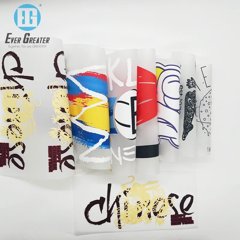 New Products Free Design Demand Customization PET Ceramic Printer Clear Water slide Decal Heat Transfer Sticker