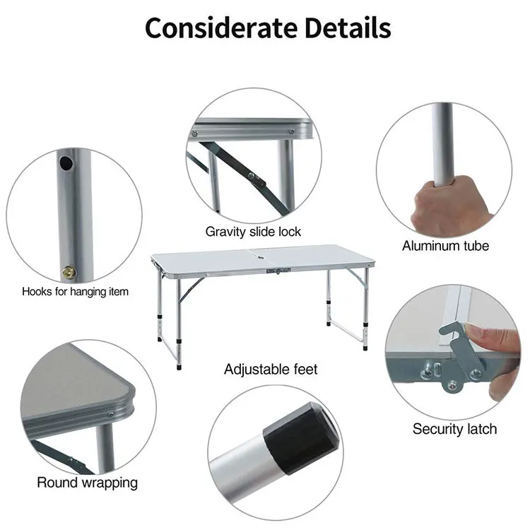 used outdoor furniture aluminum camping folding picnic table and chair
