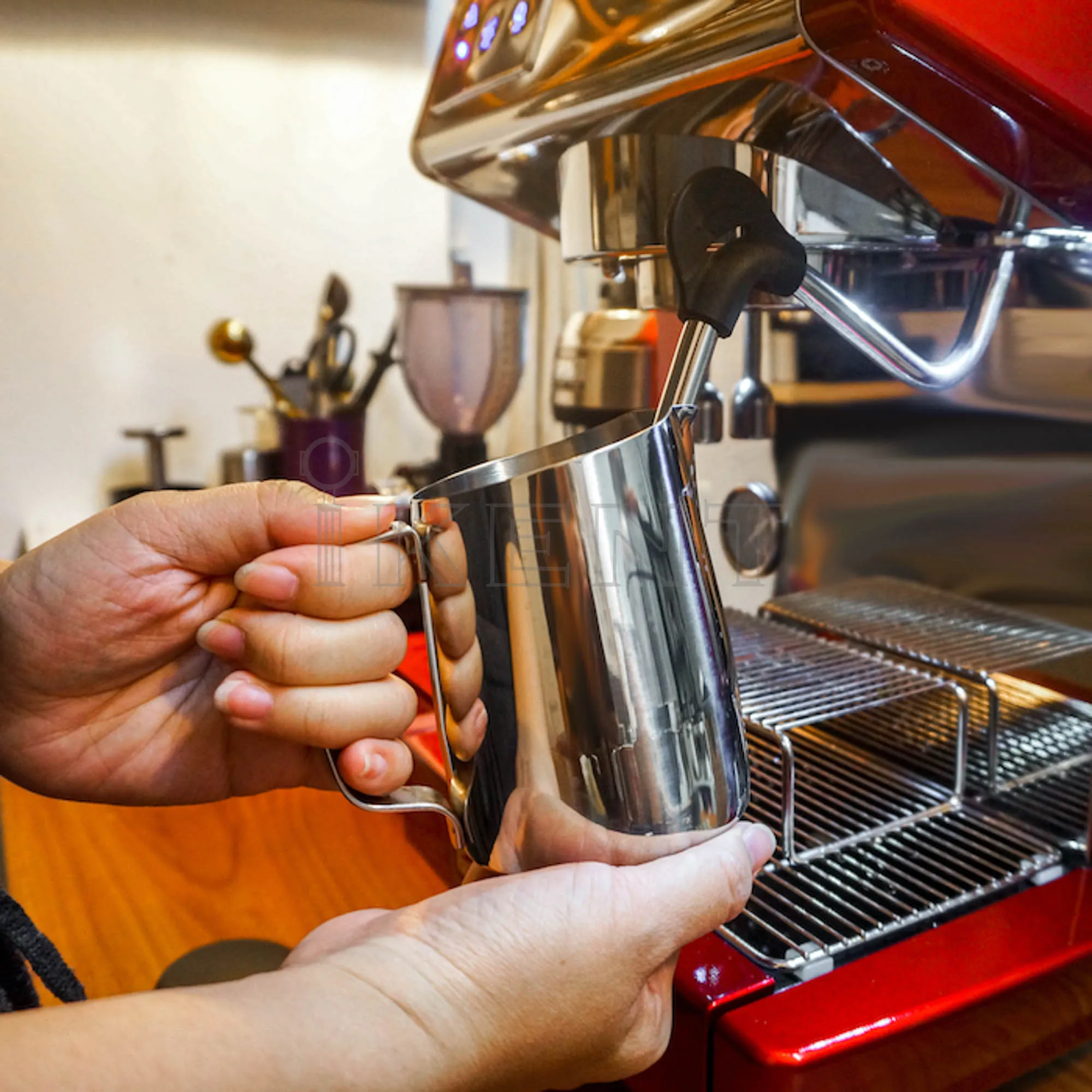 Coffee Milk Frothing Pitcher Jug Stainless Steel Creamer Cappuccino Latte Art Maker Pitcher Cup