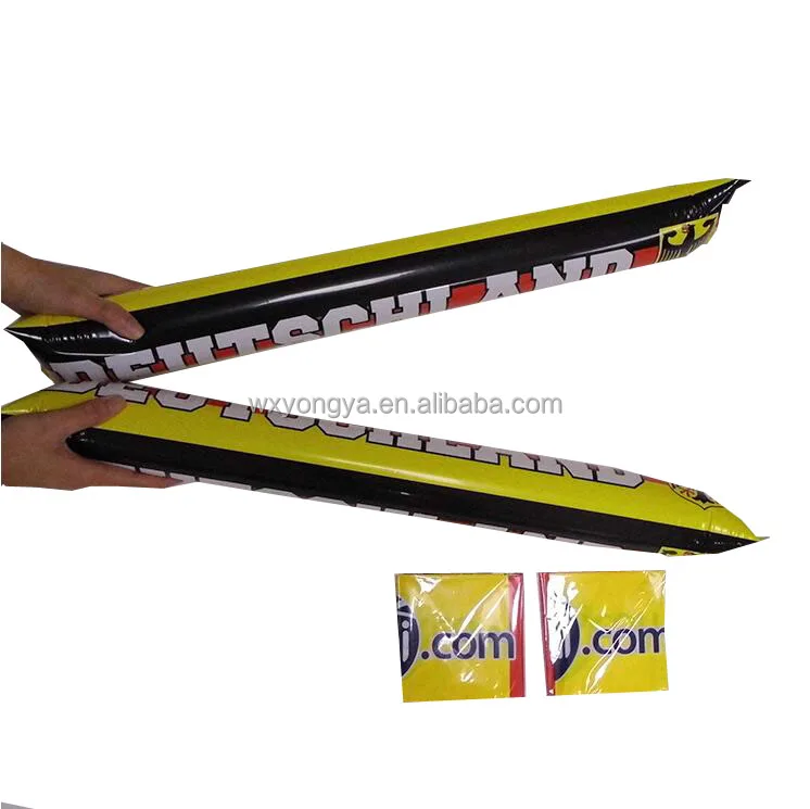 LOGO Printed Cheap LDPE Inflatable cheering Sticks