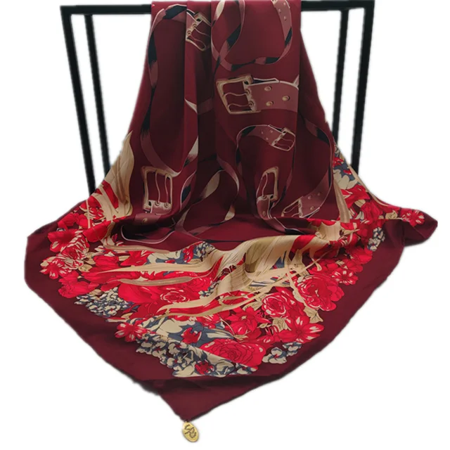 New Arrivals Muslim Silk Scarf Women Fashion Hijab Muslim for Dyeing Blank Silk Scarves