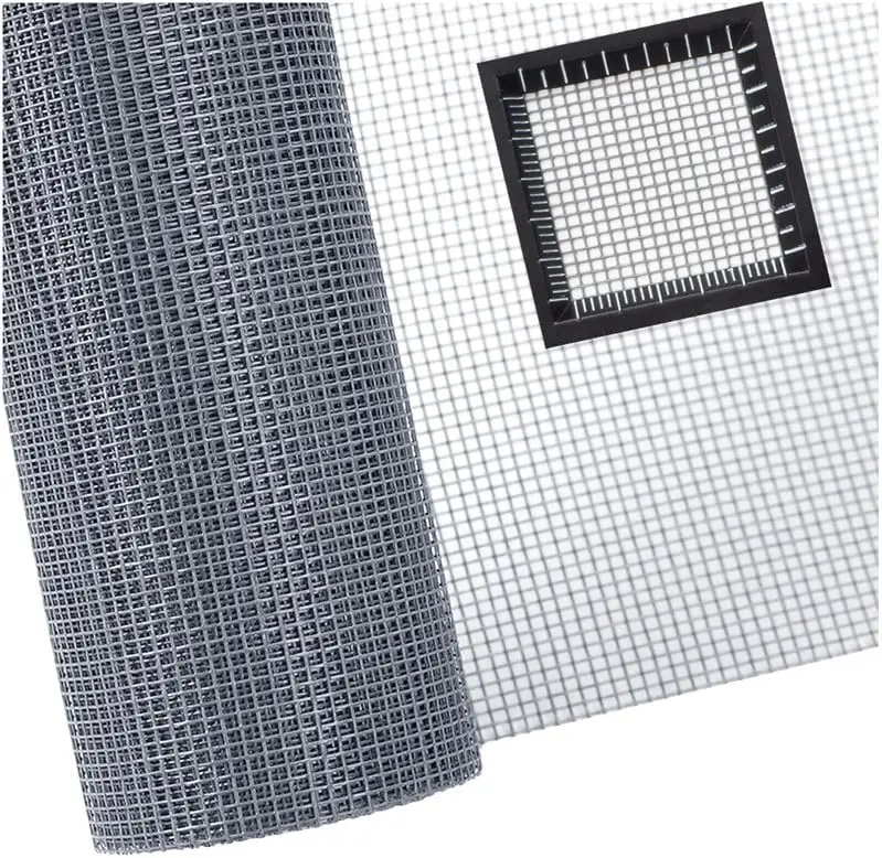 Good Price Wholesale 18*16 Mesh Fiberglass Mosquito Screen Anti Mosquito Fiberglass Insect Screen For Sliding Door