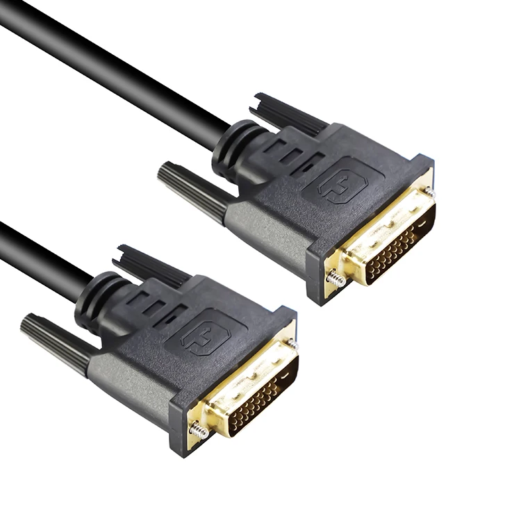 High Speed Customized Dual Link 1080P Gold Plated Dvi 24+1 Male Dvi To Dvi Cable