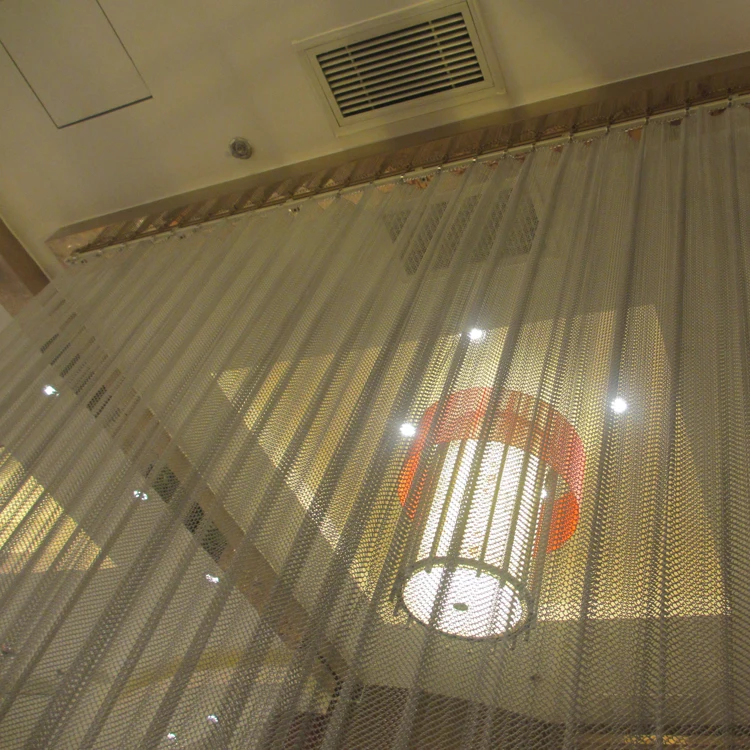 Wholesale good price Aluminum Decorative Metal Coil Drapery Chain Link Wire Mesh Curtain