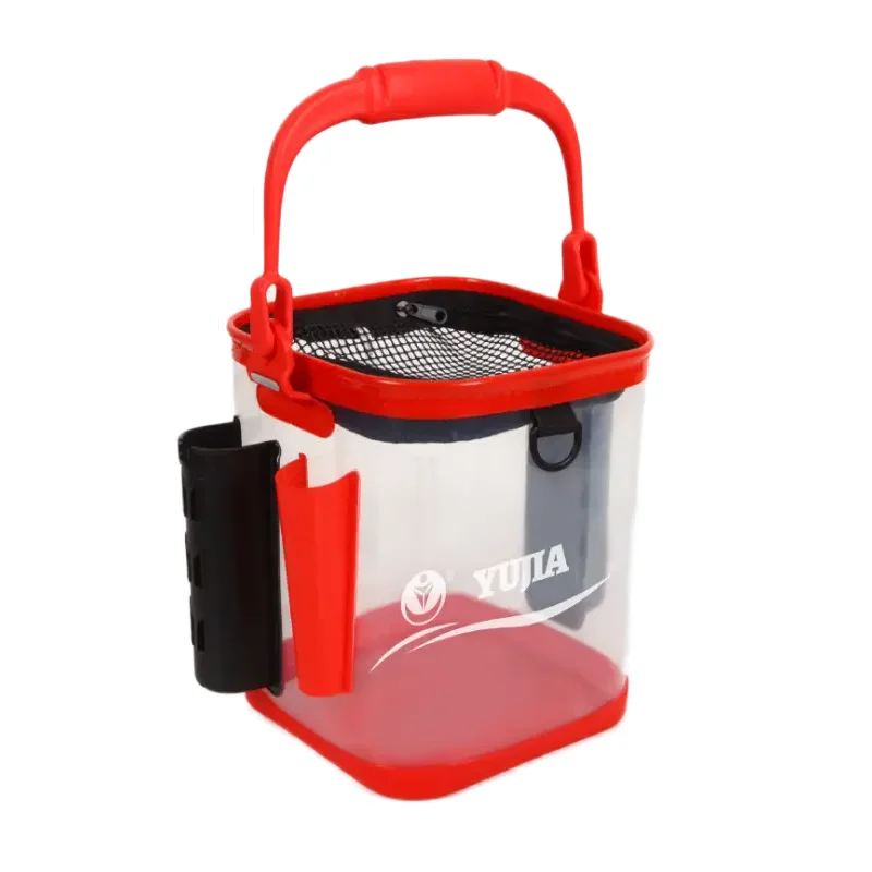 Live Fishing Bait Bucket Portable  Multi-Functional Container of Fetch Water