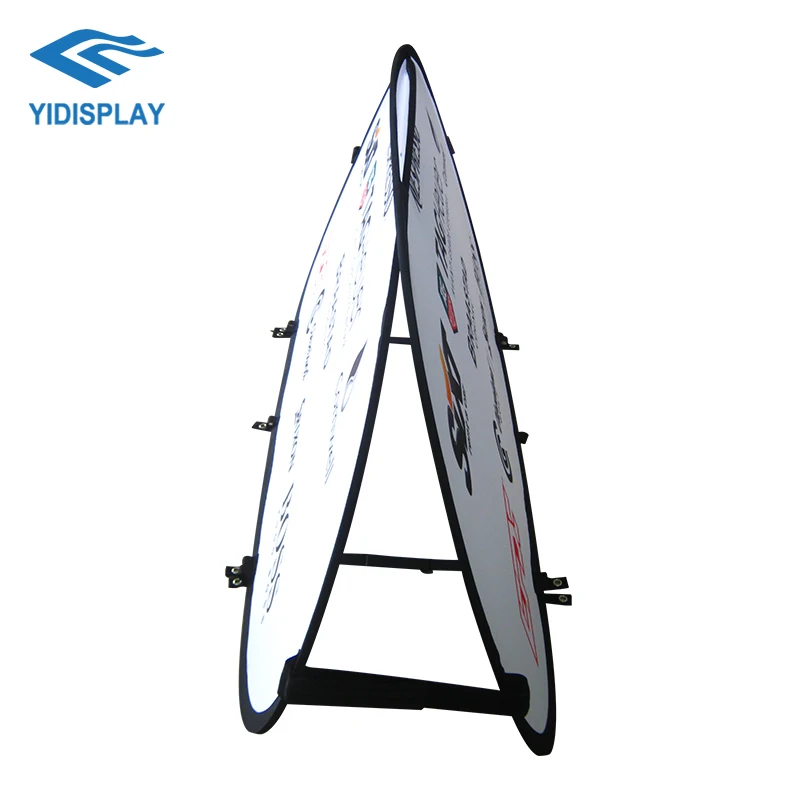 Outdoor Display Newest Metal Pegs Lightweight Horizontal And Vertical Flying Large Banner Stand