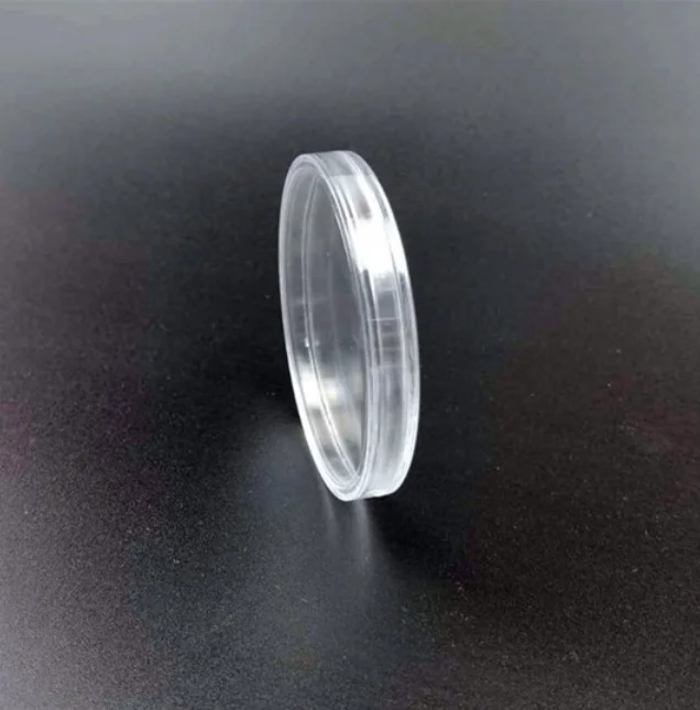15mm round acrylic coin capsule coin holder