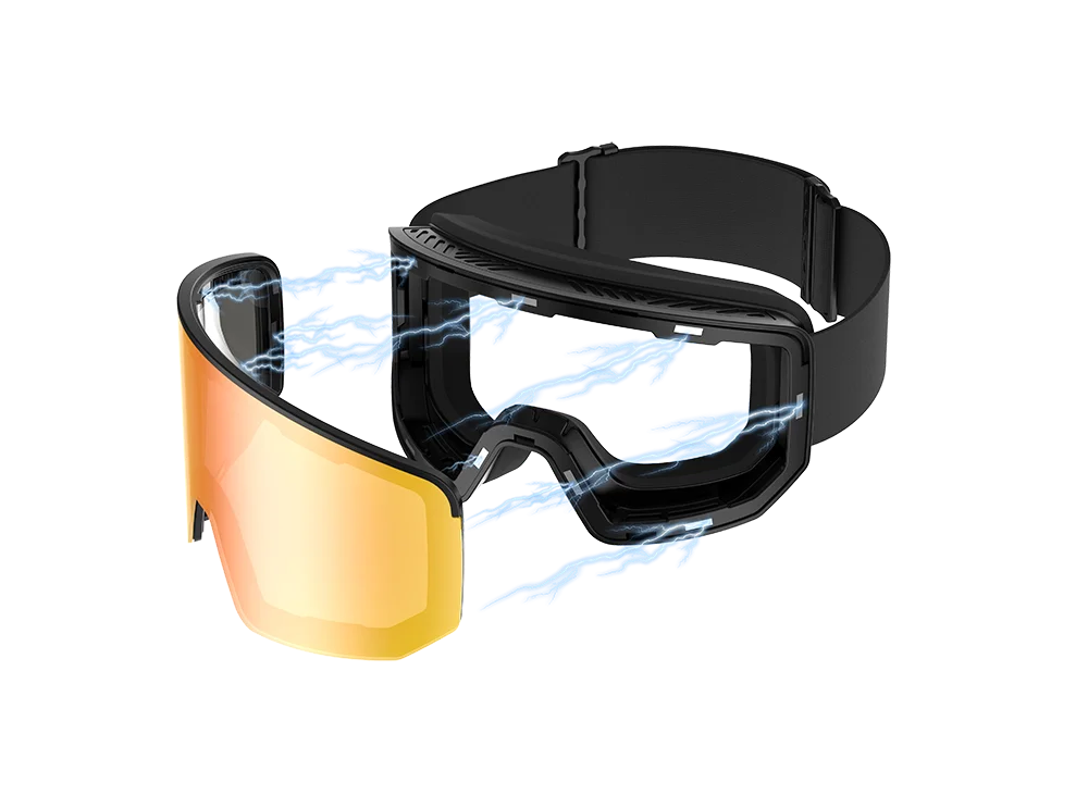 High Repurchase Rates Magnetic Ski Goggles Interchangeable Lens Anti Fog UV Protection Custom Logo Snow Snowboard Goggles