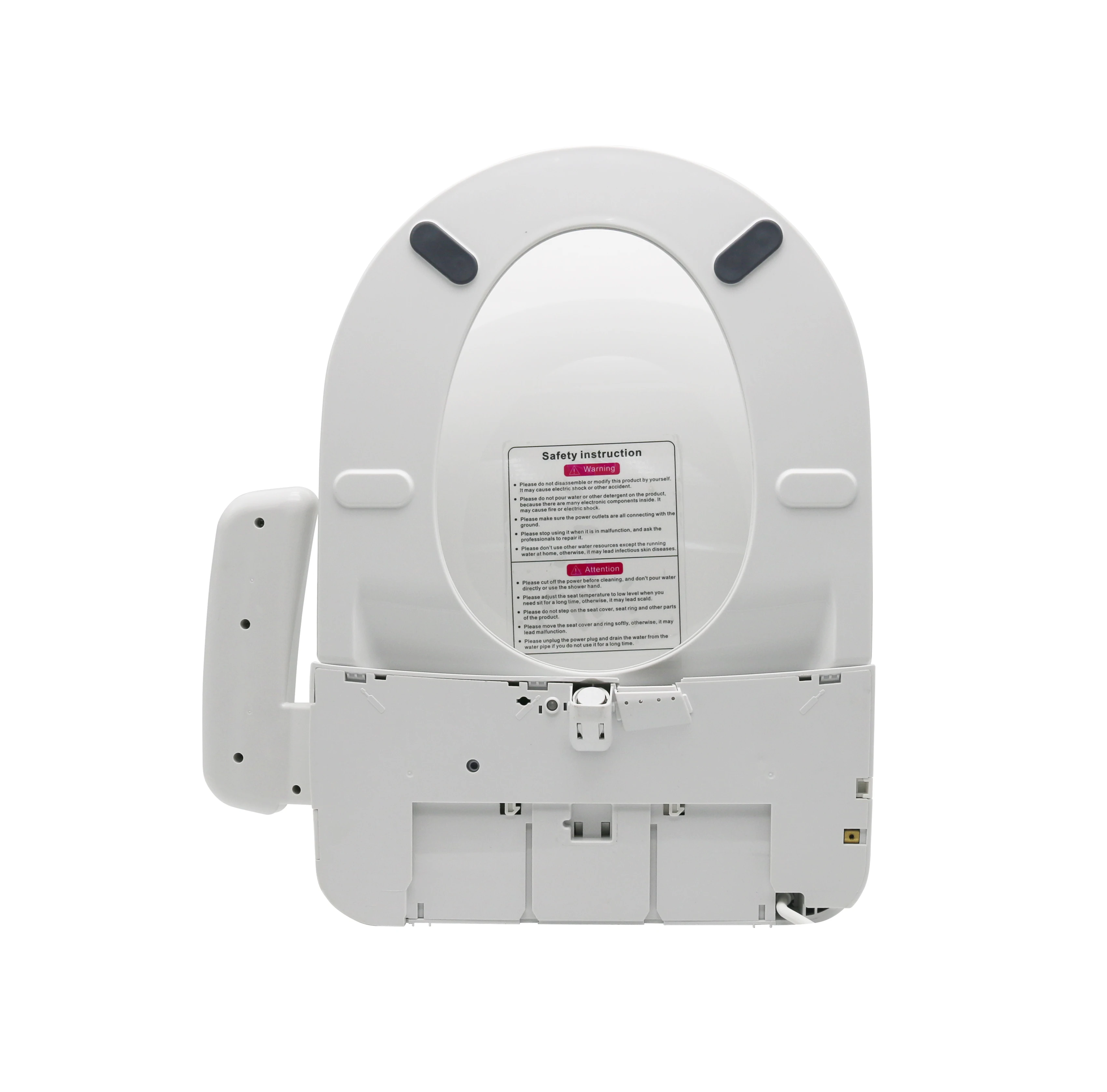 Modern Latest custom-made U shape smart toilet with side panel  electricity smart toilet seat cover with heater