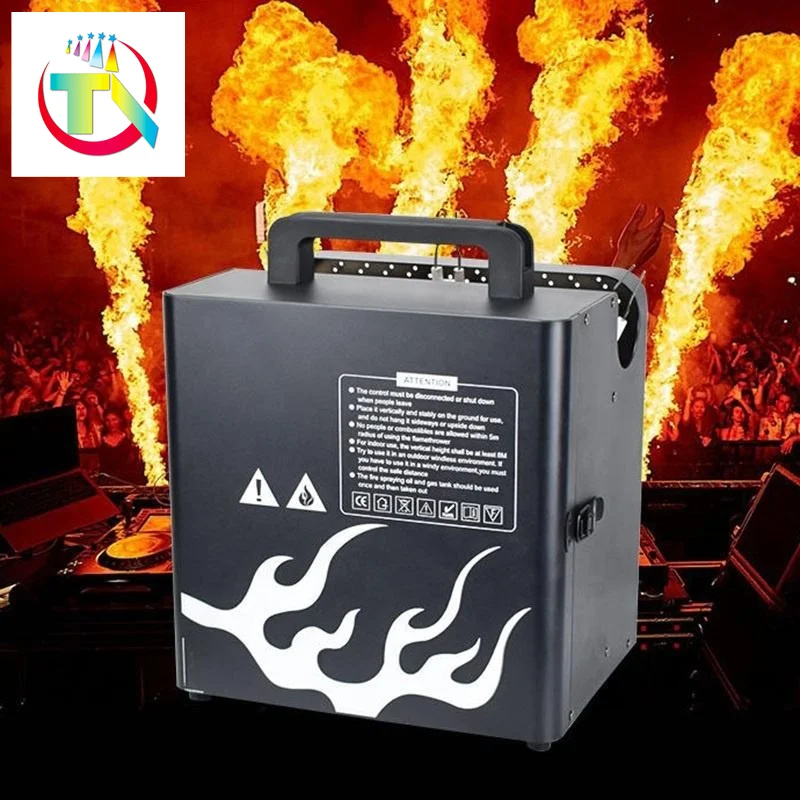 300W Flame Dmx Stage effect Fire Machine Spray Colorful 3 Head Flame fire fountain Machine Thrower fire flameEffect Machine