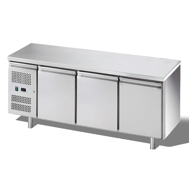 Hotel Under Workbench Auto-Defrost Commercial Kitchen Work Table Stainless Steel Refrigerator