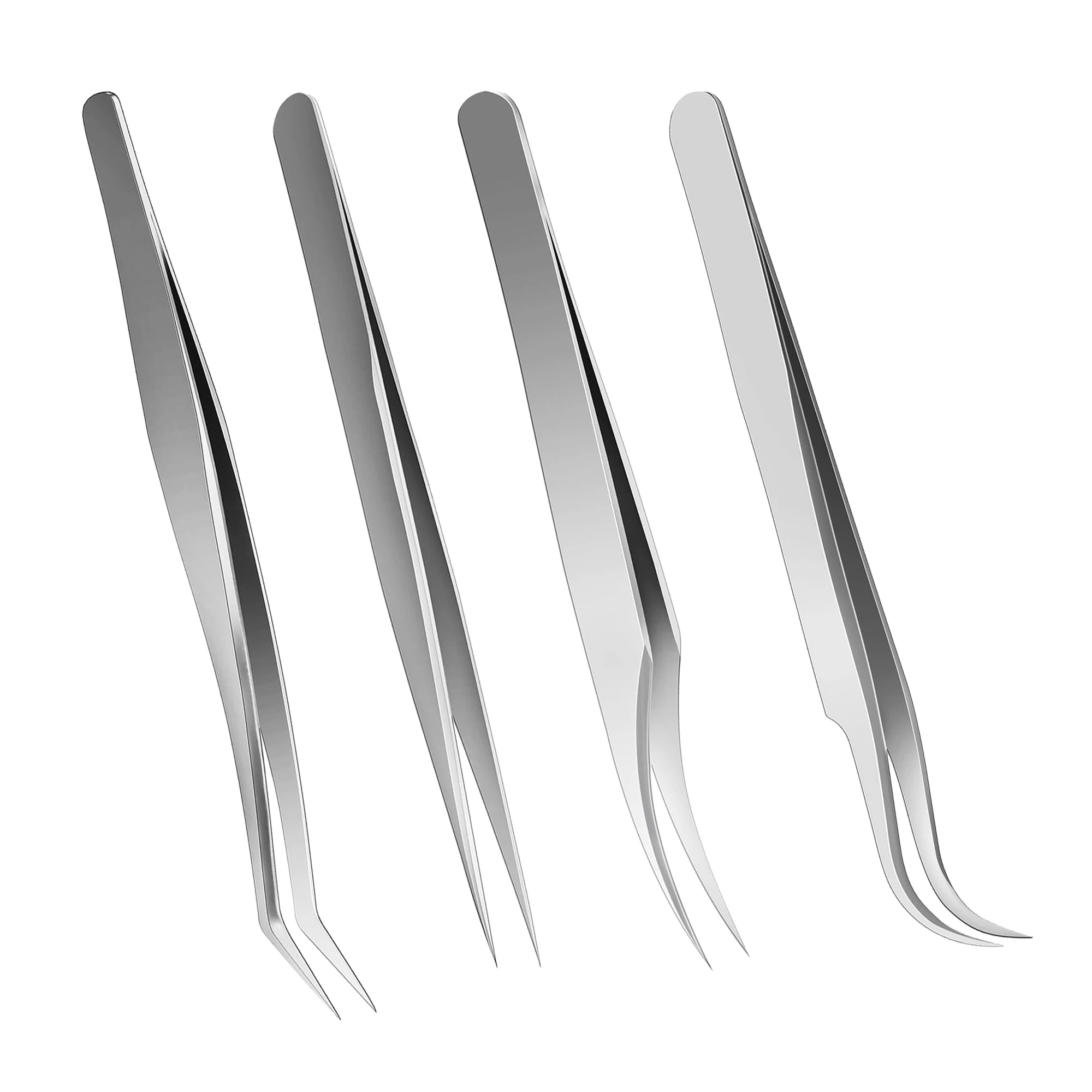 Wholesale Custom Logo Volume Tweezers for Eyelash Extensions Precision Lash Tweezers for Eyelash Fan Making