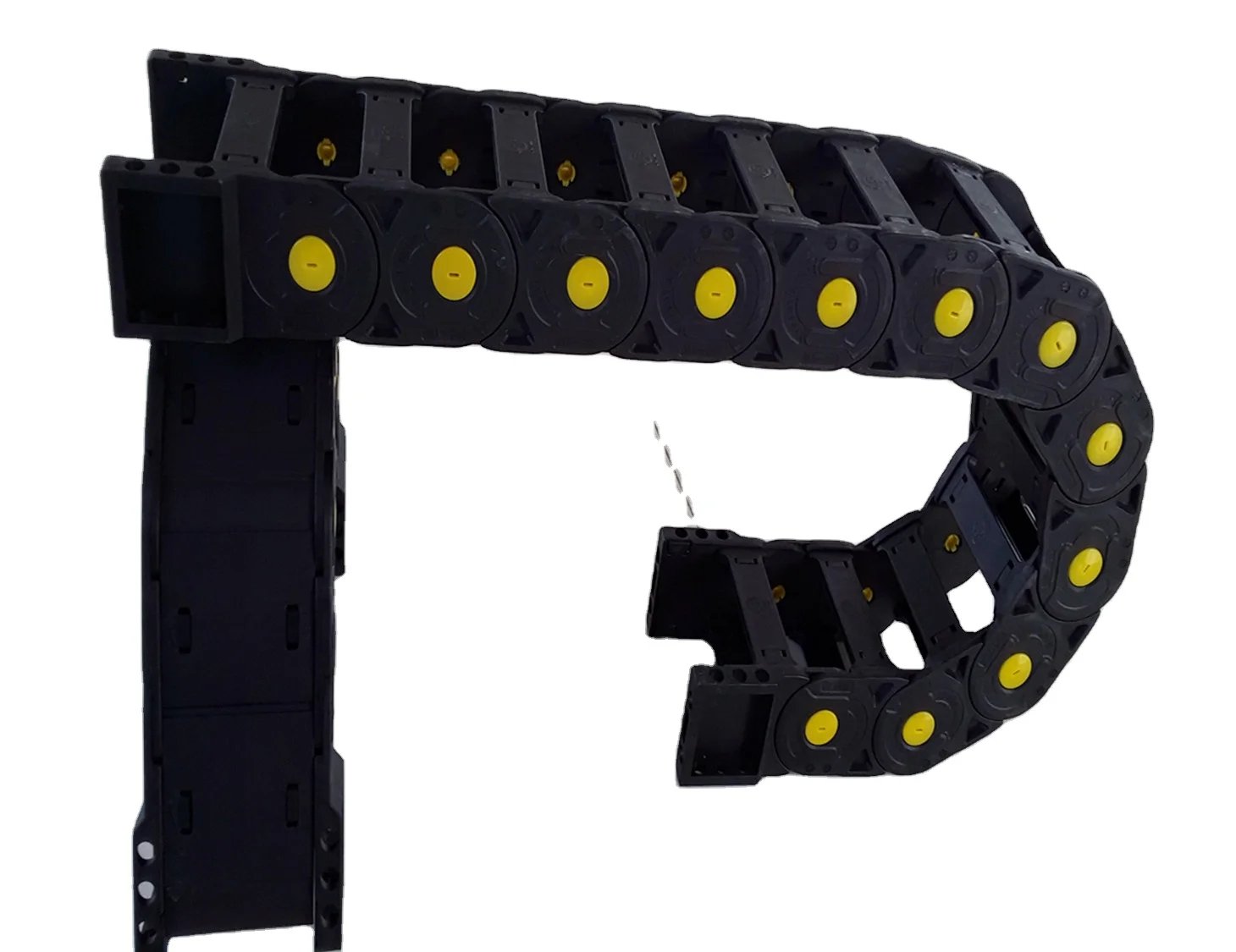 HY CNC Nylon tank towline for laser machine Cable track protection slot for laser cutting machine cable chain