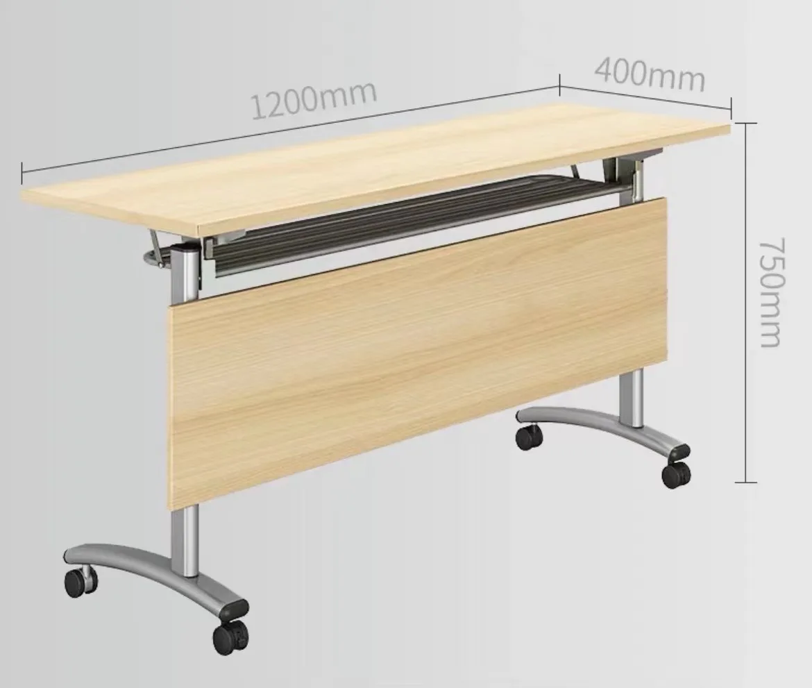 Modern Simple Multi-functional Student Desks and Chairs, Movable Folding Table