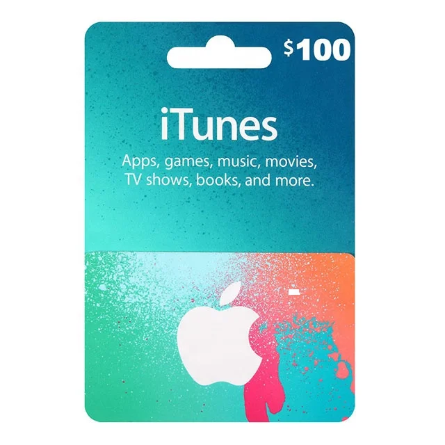 iTunes Gift Card USD 100 / for US accounts only digital code