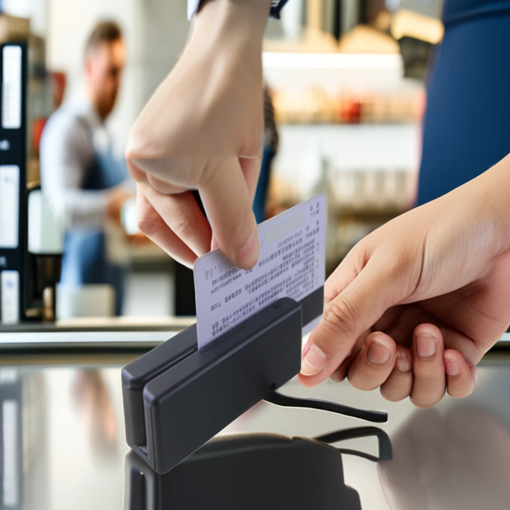 USB Magnetic Card Reader with 3-Track Programmability for POS Systems