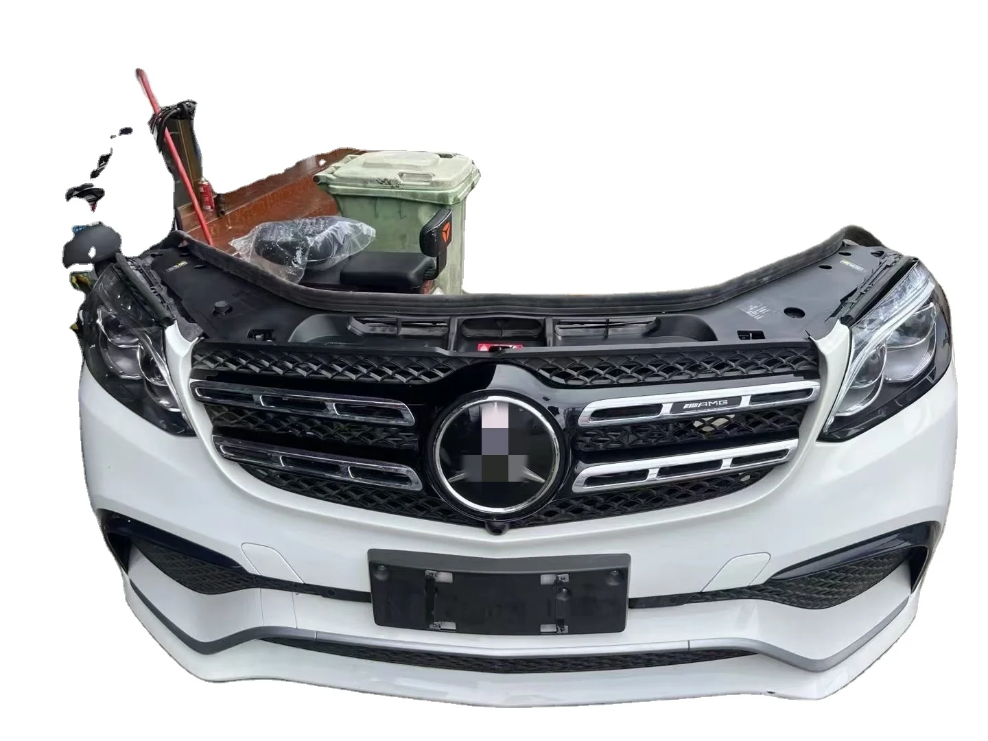 Original Second-Hand GLS X167 Front Bumper for Mercedes Benz GLS 167 AMG Style New Condition Plastic Assembly Rear Position