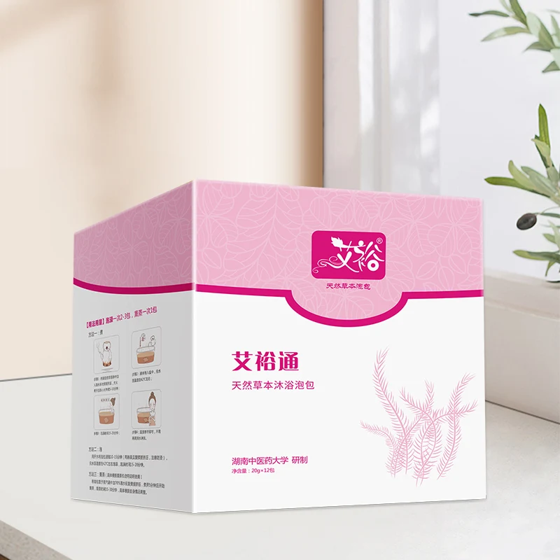 Китайская травяная пудра для ванны Aiyu, Женская пудра для ног, Женская Массажная пудра для углубления меридианов