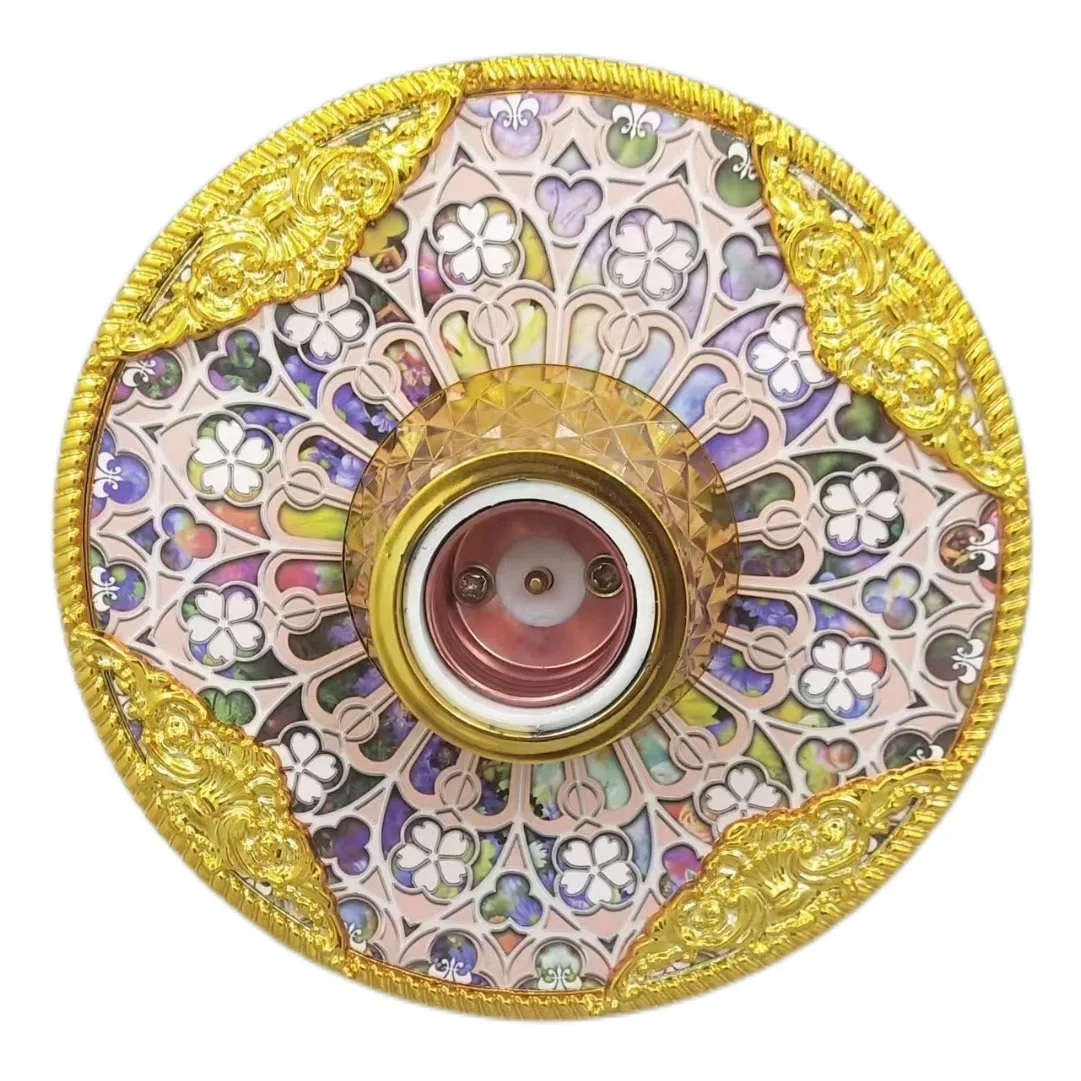 High End Material Color E27 B22 Decorative Golden colorful Lamp Holder Lamp Base