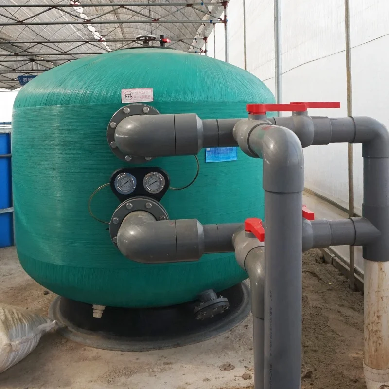 RAS system aquaculture shrimp farming tank fish farming fatchery equipment for sals whiteleg shrimp case