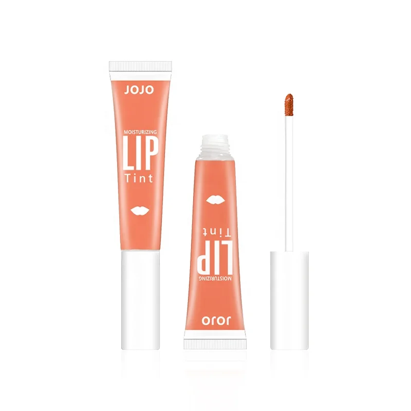 Private Label 8 Shades Cosmetics Lip Tint Waterproof Moisturizing High Shine Lipgloss