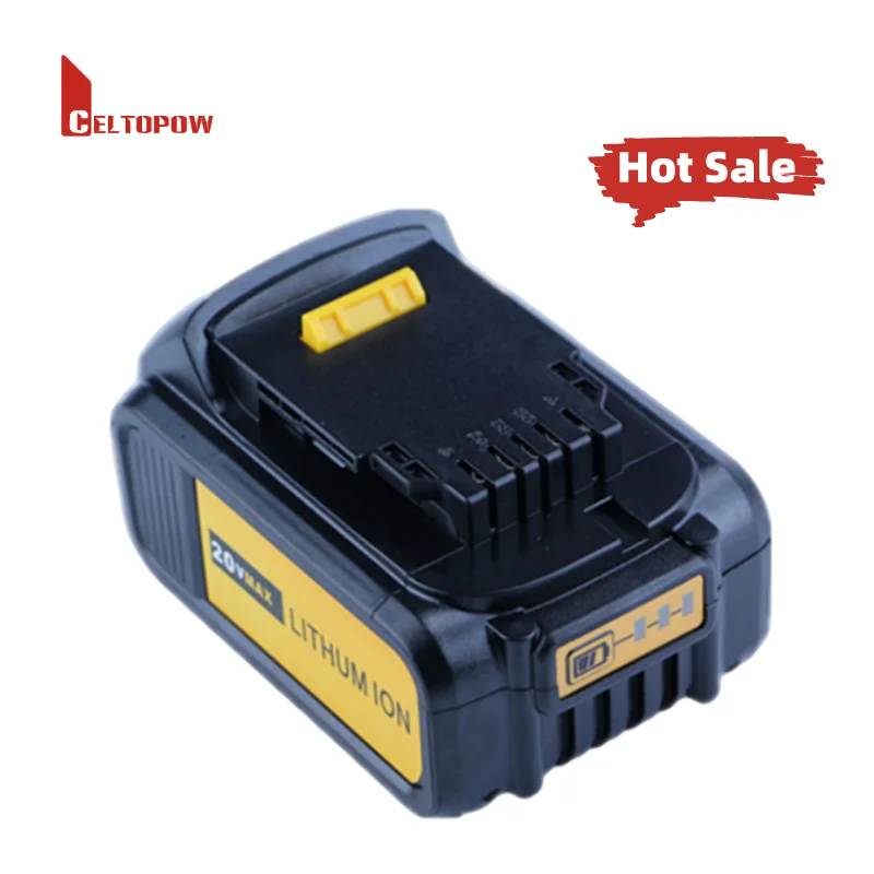 18V 20V Rechargeable Power Drills Tool battery DCB204 For dewalt DCB200 DCB204-2 DCB180 Handheld Cordless Tools Battery