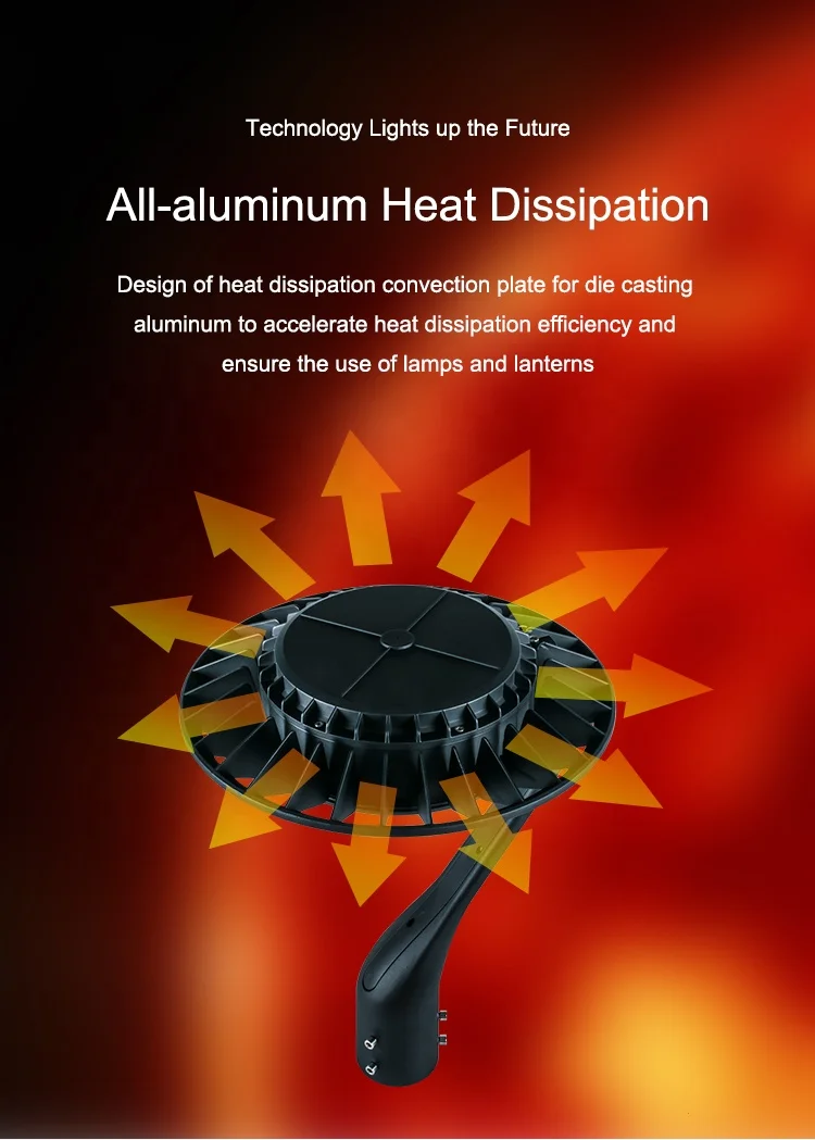 AC120-277V 30w garden lamp lantern lighting Dimmable led bollard garden light