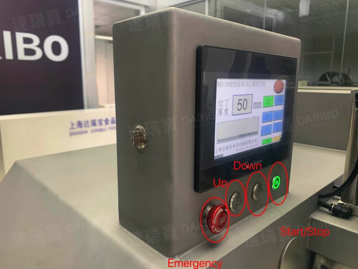 Automatic meat cube cutter commercial pork bone chop cutter for factory