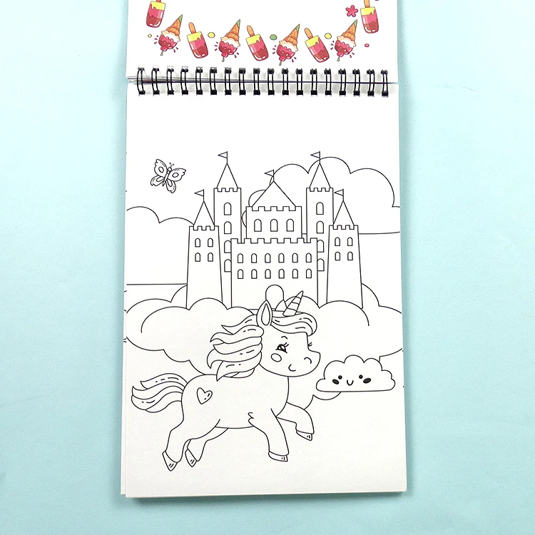 BSCI Фабрика печать на заказ услуги 3D большие глаза Дети Книжка-раскраска для детей Образование