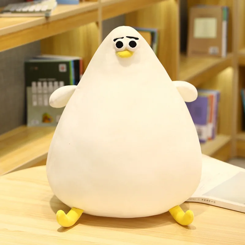 26cm New Design Sea Gull Stuffed Doll Popular White Big Stomach Sea Gull Plush Toy Cute Kids Gift Sleeping Pillow Sea Gull