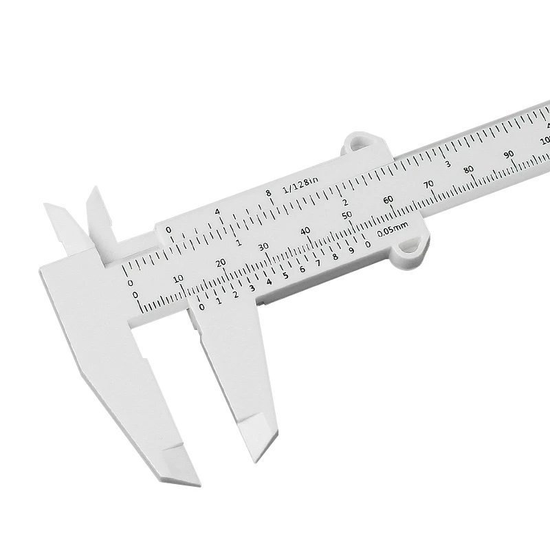 LUXIANZI Wholesale Plastic Vernier Caliper 0-150 mm Double Scale Depth Measuring Tool