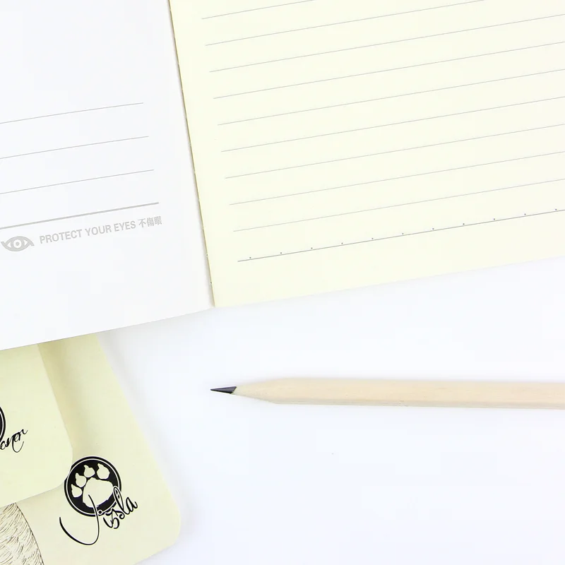 Cute dog design series sewing binding notebook student soft cover for diary record