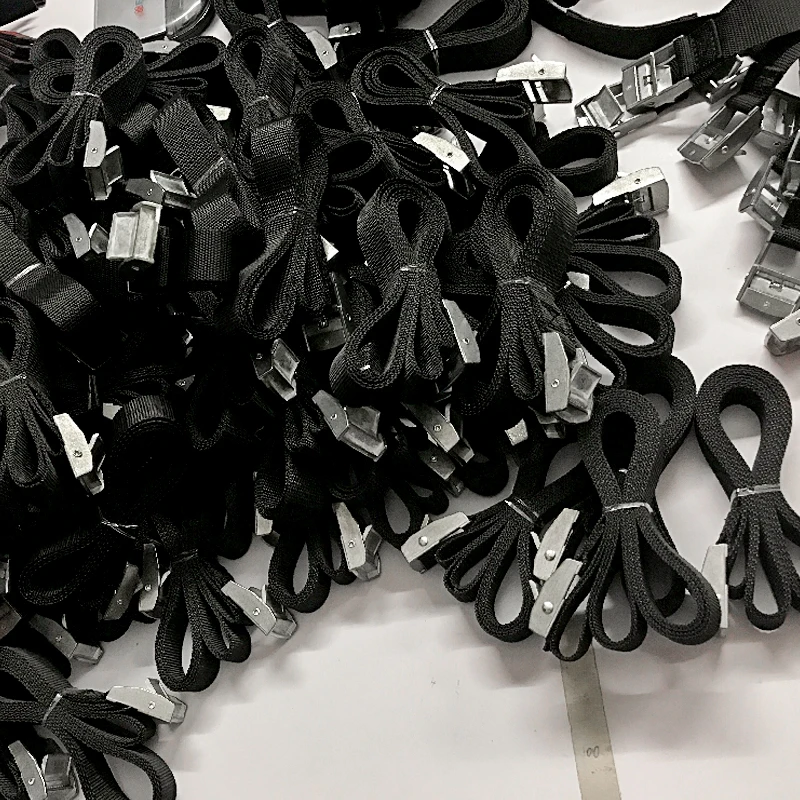 Gacent Factory in Stock Polyester Webbing Strap with Metal Buckle for Tie Down Strap Car Truck Binding Cargo Lashing Belt