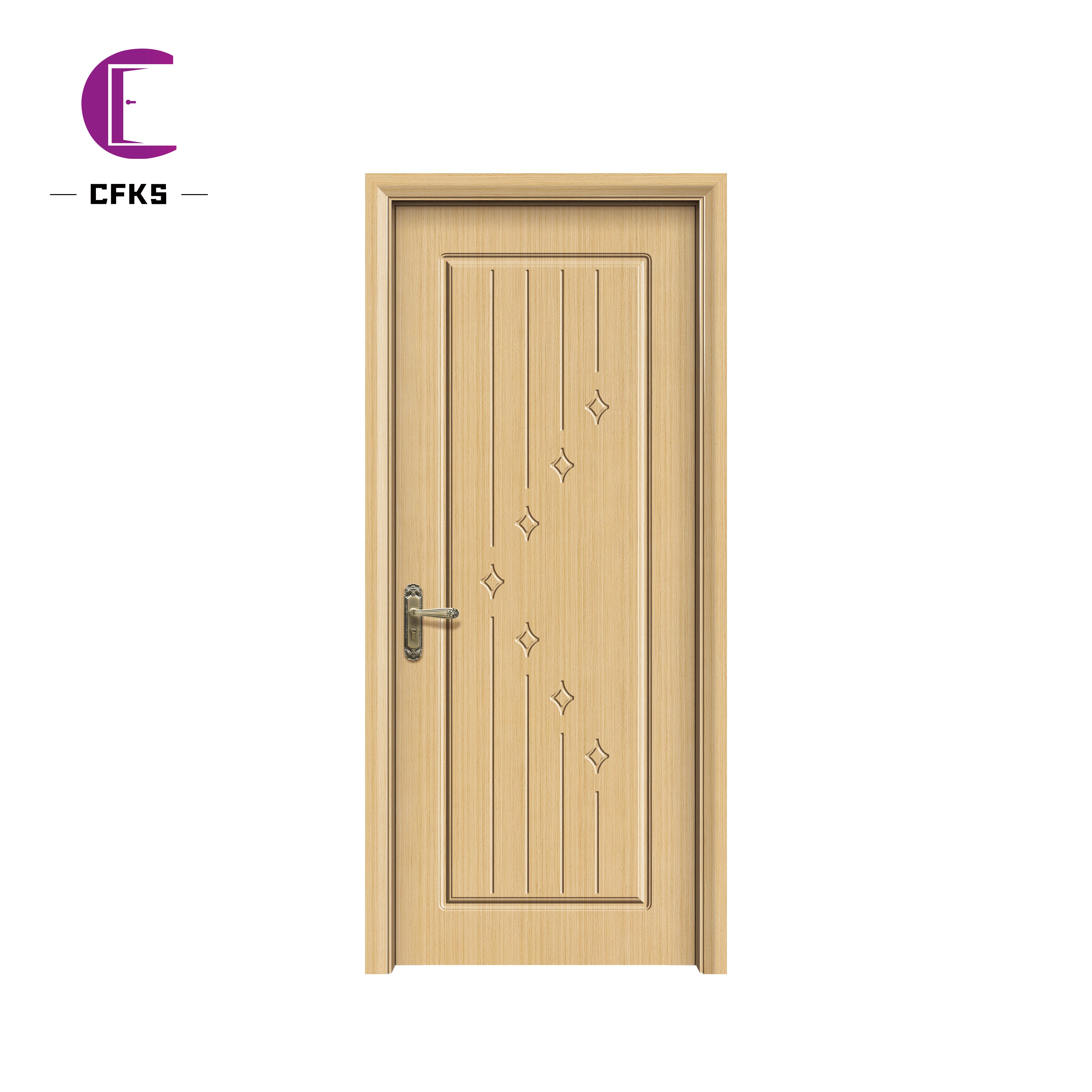Waterproof WPC Door Panel ABS/PVC/WPC door skin china door manufacture