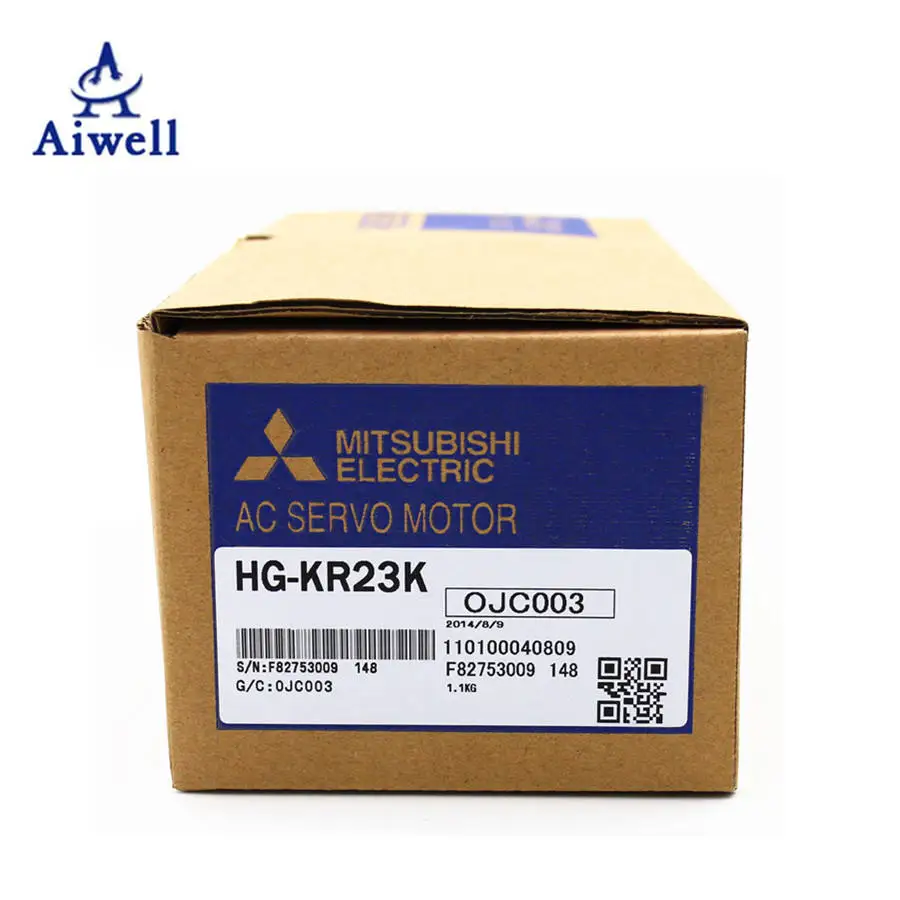 New Original Japan Mitsubishi 200w 3000rpm Servo Motor HG-KR23K