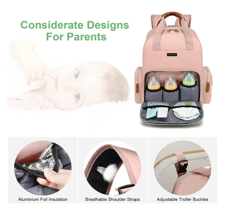 Multifunction Large Waterproof High Quality Cheap Diaper Bags Baby Sleeping Bag Diaper Bag Backpack With Changing Station