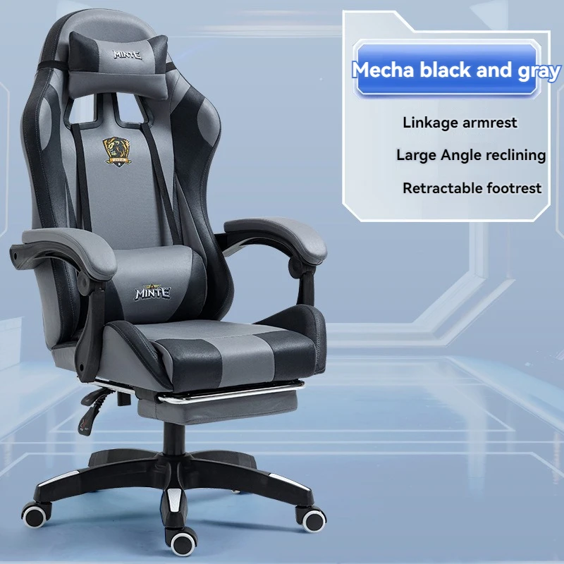 Customized Logo High Back Sillas Gamer Computer Racing Chair Adjustable Ergonomic Gaming Chair With Footrest