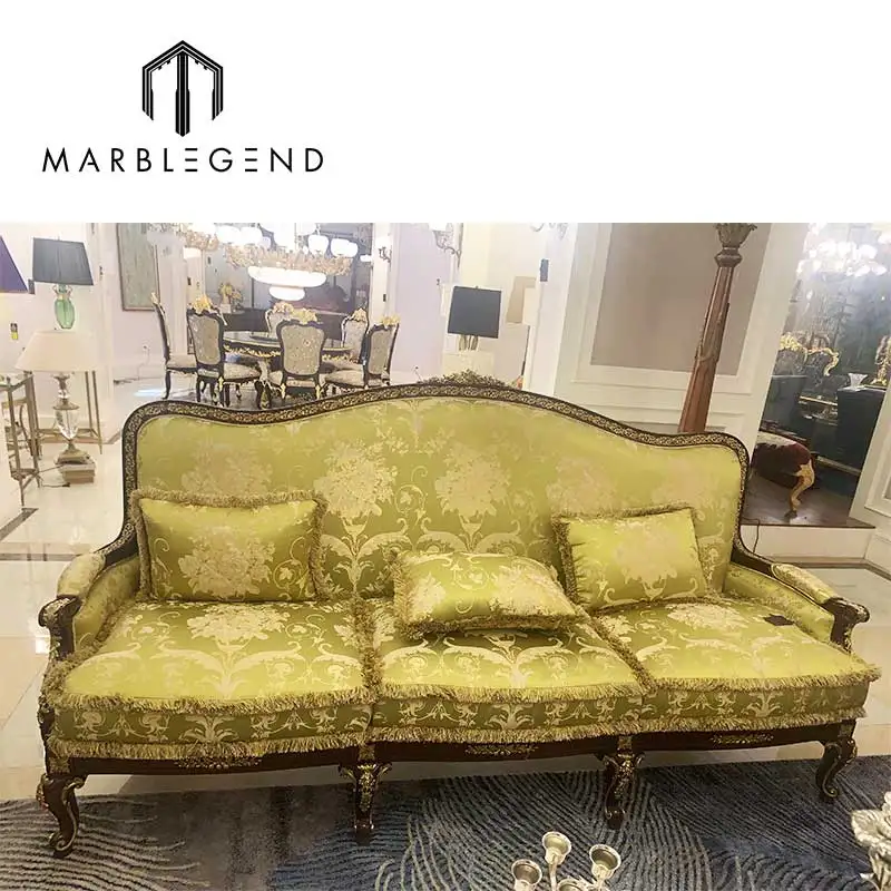 antique living room sofa chairs luxury wooden royal sofa furniture custom made sofa set