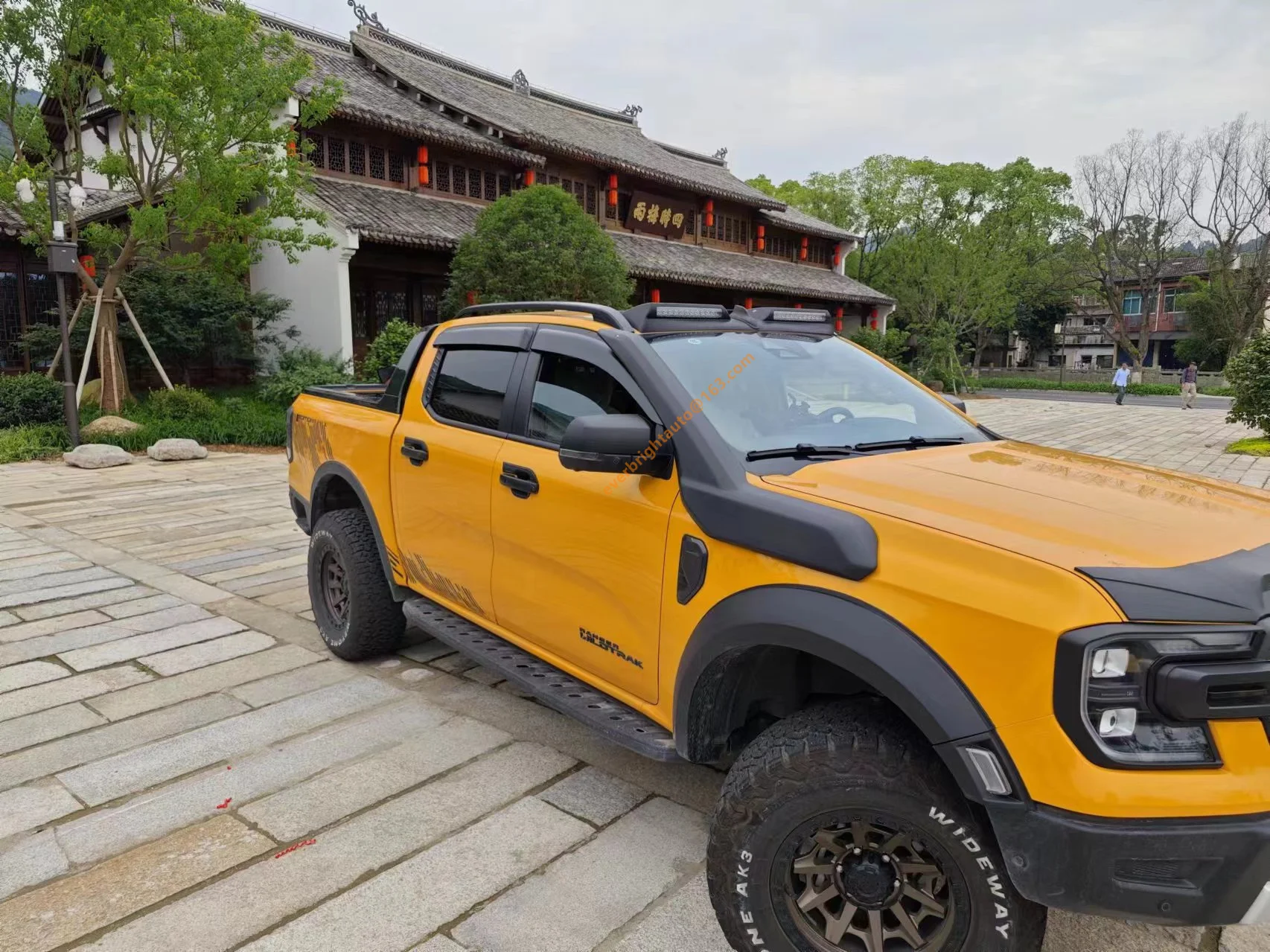 Ranger 2024 New Gen 4PCS/ SET Matte Black PC Tape On Accessories Injection Window Visor Weather Shield Dood Visor