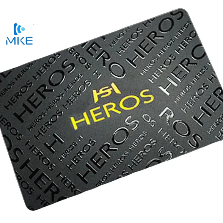 Signature strip frosted black printing plastic pvc cards