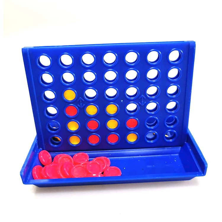 Hot Sale foldable Outdoor Play Toy For Kids Backyard Educational Game Chess Four To Score Plastic 4 Connect In A Row Game
